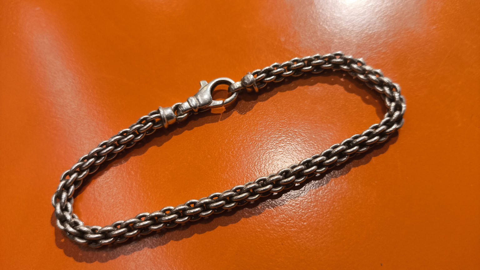 Piece 002 — brazalete trenzado de plata 925